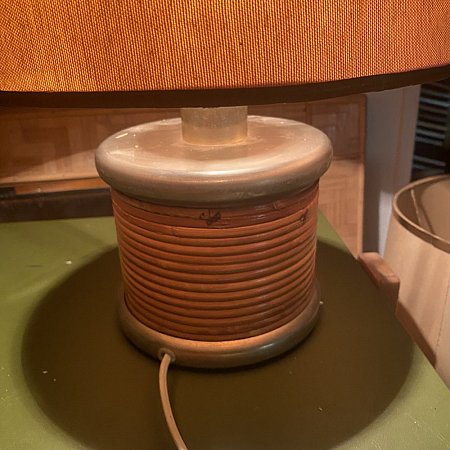 lampada in vimini 