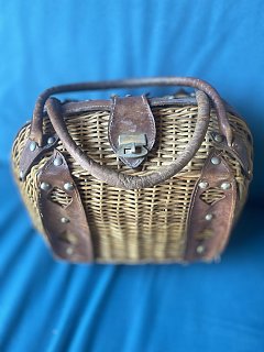 borsa vintage in vimini