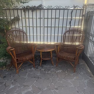 coppia poltrone con tavolino dalVera 