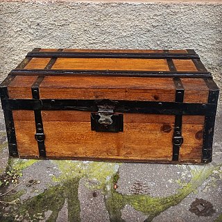 baule primo del 900 in legno