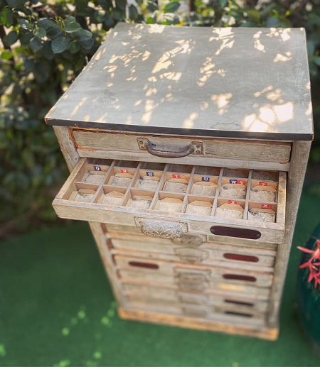 cassettiera tipografo 