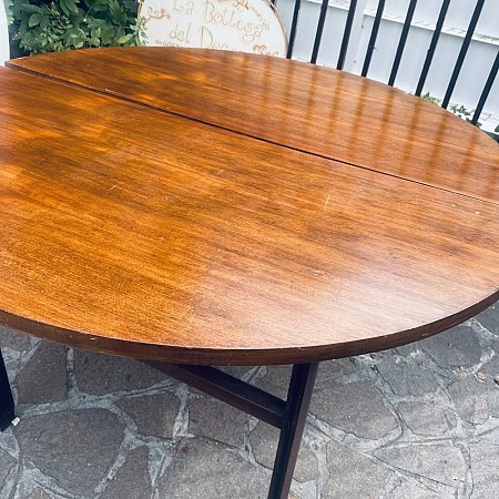 tavolo tondo in legno apribile 