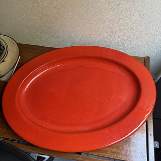 grande piatto ovale ceramica 