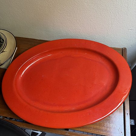 grande piatto ovale ceramica