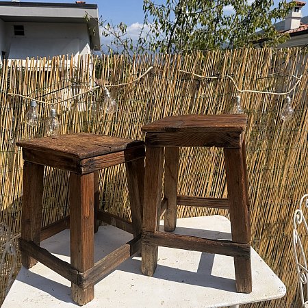 sgabelli legno industrial