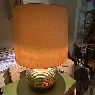 grande lampada ottone 