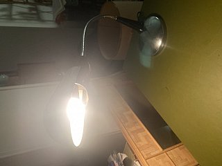 lampada cromata 