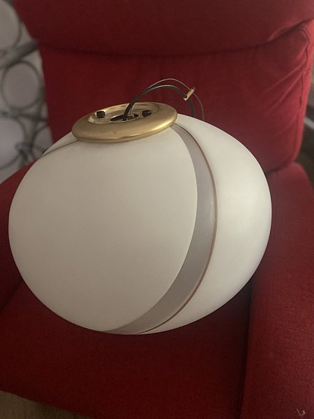 lampadario vetro anni 70