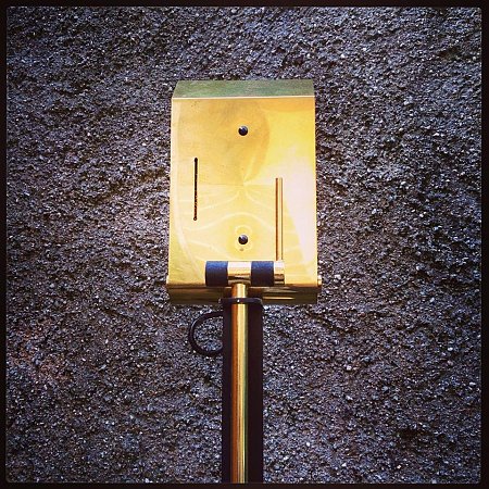 lampada stelo ottone